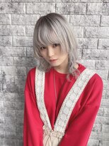 リアイス(Re:ICE) ミニウルフ/くすみブルー/流れるレイヤー/インナーハイライト