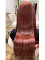 ミエル ヘア 新宿(miel hair)&nbsp;〈mielhair新宿〉髪質改善ULTOWA　　ピンク　ロング