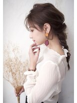 グランアージュ 池袋東口店(grandage)&nbsp;ゆるふわアレンジ編み下ろしアレンジ 二次会 結婚式 池袋f