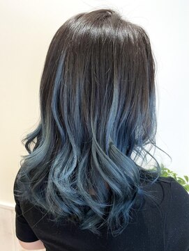 ネオリーブソラ 相模大野店(Neolive sola) ネイビーブルーグラデーション