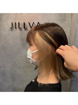 ナンバー ジルバ 立川(N° jillva) 大人かわいいくびれミディラベンダーインナーカラー