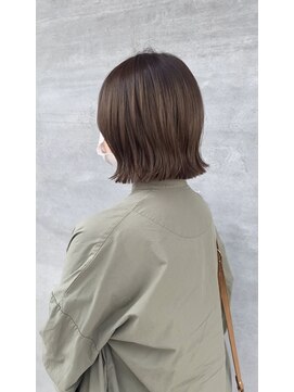 ライム(lime) マロンカラーand外ハネ