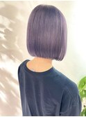 透明感バイオレットグレージュ×髪質改善トリートメント/用賀