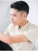 ビジネスに！フェードカットウェットスタイルf古河20代30代40代