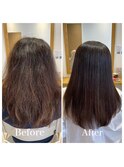 髪質改善ストレート
