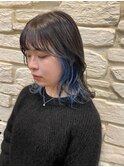 ミディアムレイヤー×インナーカラー【デザインカラー】