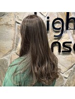 ナチュラルハイセンス 本店(natural high sense) ロング×ハイライト◇似合わせカット/町屋