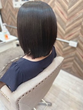 ヘアメイクゼロ 坂戸駅前店(hairmake zero) カット+酸性ストレート+ケラウオーターTR