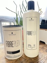 ファイバープレックスブリーチ×ファイバープレックスジェル　　　　　　　　　　 【渋谷/シールエクステ】