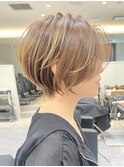 斜めバング/ニュアンスカラー/絶壁解消30代/40代【橋本】