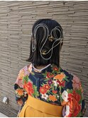 卒業式ヘアセット