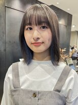 コージーベルベット(Cosy Velvet) #greige×blue
