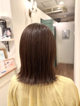 花鳥風月トータルビューティー ボブ/外ハネボブ/マットグレージュ/グレージュ/マットカラー