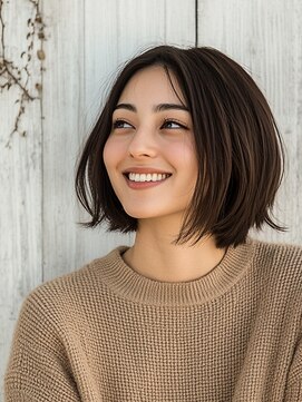 フレア 心 武庫之荘(flare) ★似合わせこなれミディグラレイヤー小顔大人ショート