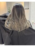 10代.20代.30代バレイヤージュカラー/レイヤーカット/海外