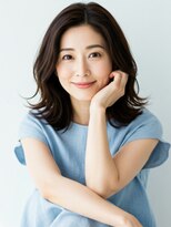 ノア 北浦和店(Noa)&nbsp;大人女性に似合う外ハネミディアム/ナチュラルスタイル