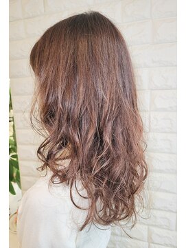 松本平太郎美容室 国立店 ラウンドロングローレイヤーウェーブ×イノア/30代40代50代60代