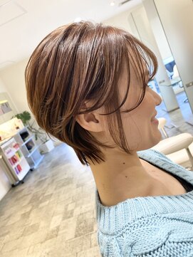 プレフェレプレフェ(prefere prefe) くびれショート×透明感カラー