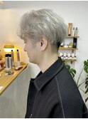 【お客様スタイル】ホワイトカラー ブリーチ 津田沼駅　メンズ