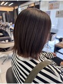 切りっぱなしボブ