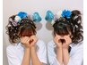 【体育祭】盛り髪♪ 税込¥6600 早朝OK(ご予約はTELにて受付中)