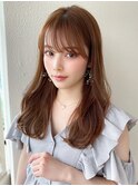 【OPEN】小顔前髪あり後れ毛サイドバングメルティカラー