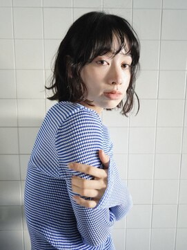 ラヴィズム(LUVISM) ミディアムロング顔周りレイヤーおくれ毛前髪万代新潟