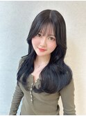 ブルーブラック ブルージュ 暗髪 艶髪 黒髪 YUKI