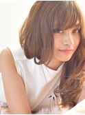 外国人風ウェーブロング/髪質改善/ことりベージュ/30代40代50代