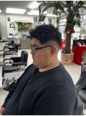 アップバングローフェード