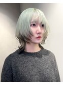 デザインカラー/セクションカラー/ウルフカット