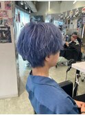 ハイトーン/ブルーシルバー/ナチュラルマッシュ