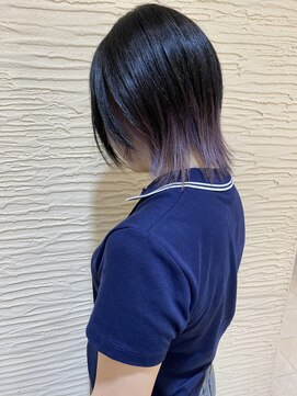 モリオ フロム ロンドン サッポロファクトリー店(morio FROM LONDON) 【morio】札幌ショートウルフ　インナーカラー