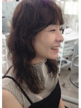 アルテヘアー(arte HAIR) 【arteHAIR】カジュアルウェーブ×ウルフミディ