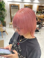 アドア 横浜(ADORE)&nbsp;【ADORE 横浜】ピンクカラー×ウルフカット