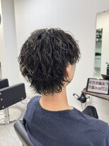 ブライト(BRIGHT)&nbsp;ツイストスパイラルパーマセンターパートウルフ