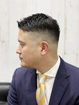 ヨシザワインク バンダイ(YOSHIZAWA Inc. BANDAI)&nbsp;メンズスキンフェード30代スーツスタイルスキンフェードバーバー