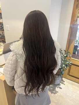 パラゴ(PARAGO.) 冬おすすめマロンカラー／ロングスタイル