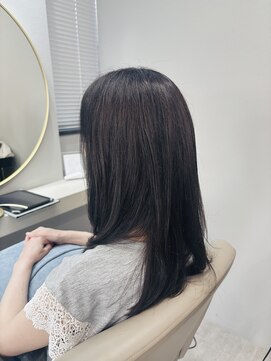 アオ 花咲町(a-o) 清楚感♪チャコールブラウンカラー