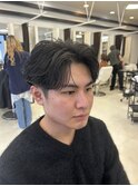センターパート/フェザーパーマ