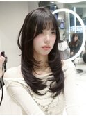 ハッシュカット/ハイレイヤーカット/韓国パーマ/レイヤー/渋谷