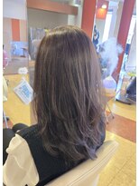 メリーボブ(merry bob)&nbsp;ミディアムレイヤー×アッシュブラウン