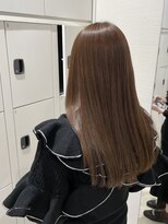 ケンジ 平塚 アネッタ(KENJE annetta)&nbsp;艶髪ストレート　髪質改善カラー　髪質改善トリートメント