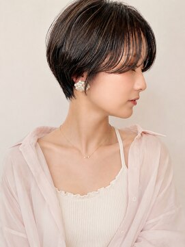 プランツヘアー 美髪　大人のショートボブ　博多美容室　原依里