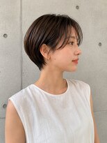 ゲイン(Gain)&nbsp;ショートカット×白髪ぼかし、ハイライト×縮毛矯正×髪質改善