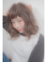 クラン(clan)&nbsp;ハイトーングラデーション大人可愛いバルーンミディ