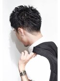 ワイルドビジカジ刈り上げツーブロックリバースアップバング