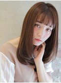 AFLOAT RUVUA京佳の『シースルーバングとうるつや髮でモテヘア』