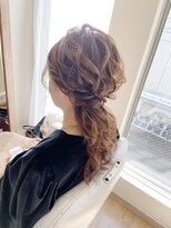 ロカット サロン(Roquat Salon) ロングブライダルヘアアレンジ【ヘアセット　立川/立川南/国立】