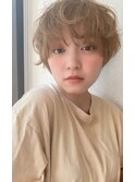 ゆるふわショート/冬/20代30代40代/ニュアンスカラー/透明感